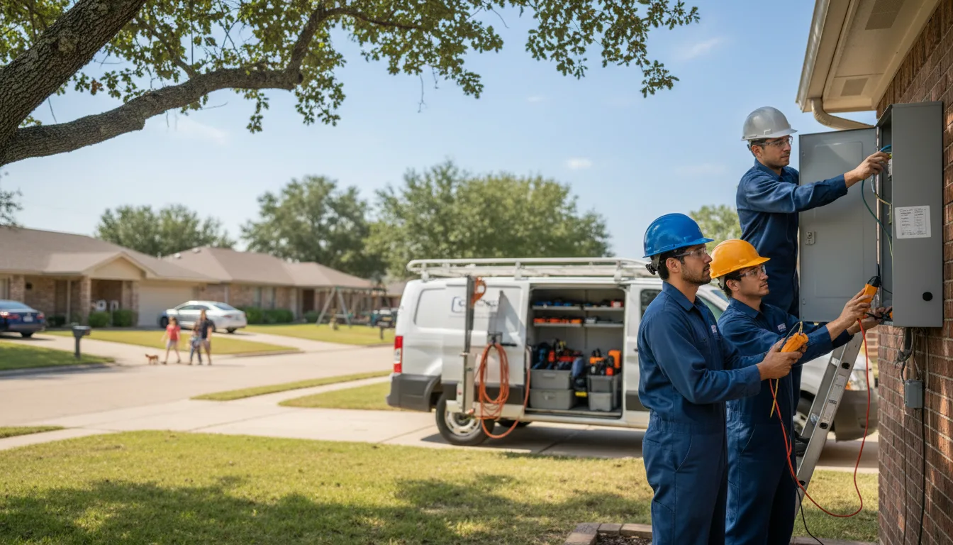 Certified electrician providing emergency electrical services in Glen Flora, WI